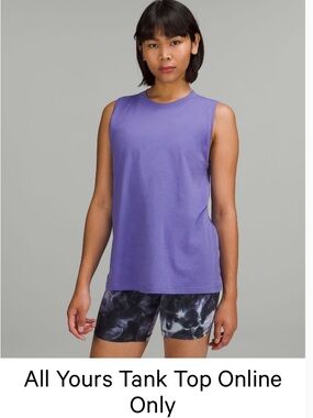lululemon athletica All Yours Tank Too Charged Indigo Muscle Tank - Women's